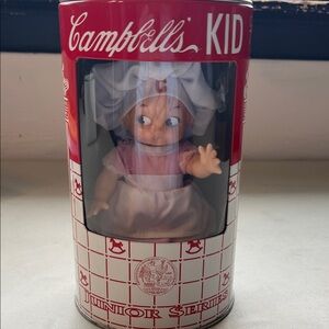 Campbell's Kid Doll in Pink Dress